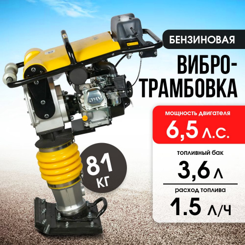 Вибротрамбовка 80 кг, 10кН (Loncin) алюминиевый корпус TOR RM-80 PRO фото 12