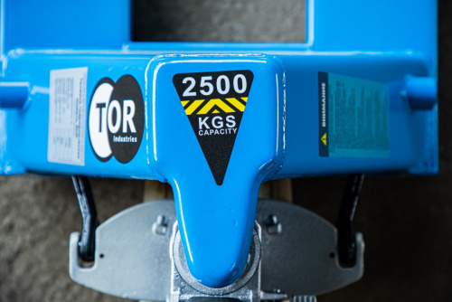 Тележка гидравлическая 2500 кг 1150 мм нейлоновые колеса TOR RHP фото 6