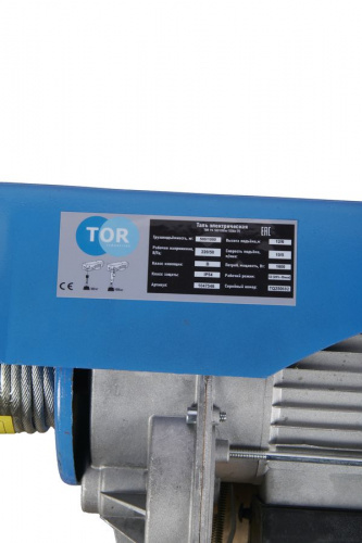 Таль электрическая TOR PA 500/1000 кг 12/6 м фото 4